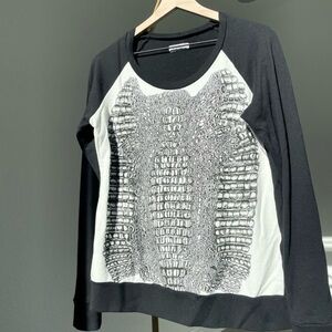 Lauren Moshi Print Knit Top